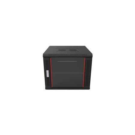 9RU Single Section Wall Mount Rack 450mm Deep Redback