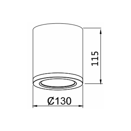 30W WH TC CEILING PENDANT