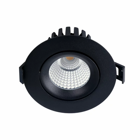 GIMBLE DEEP RECESSED 10W DOWNLIGHT BK TC