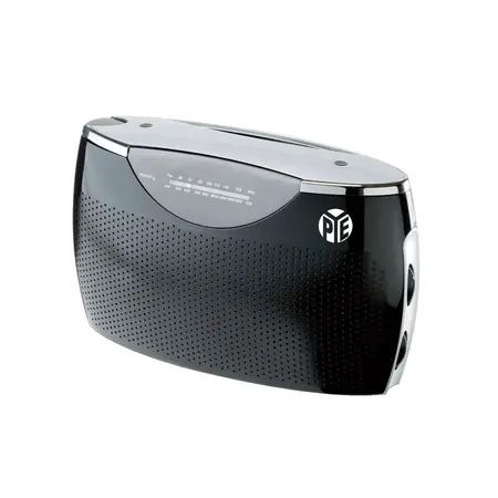 Portable AM/FM Radio AC/DC Black Pye