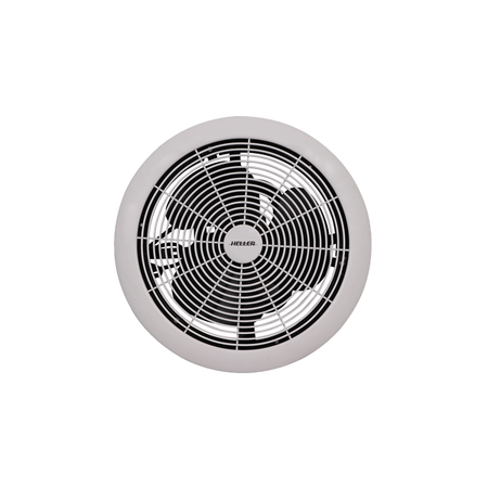 200mm Exhaust Fan Round White Heller