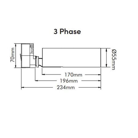 15W TRACK LT 5 CCT CHANGEABLE BK