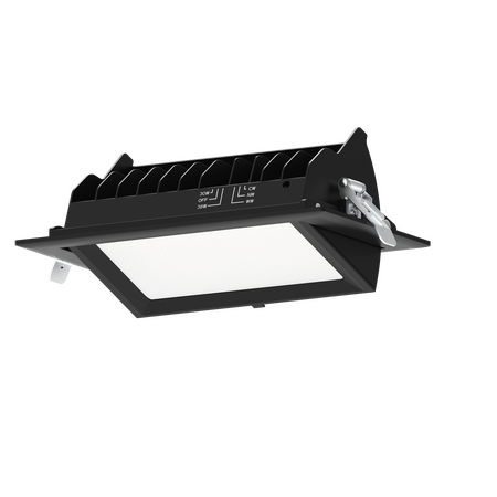38W SHOPLIGHTER RECT. 3-5000K BK