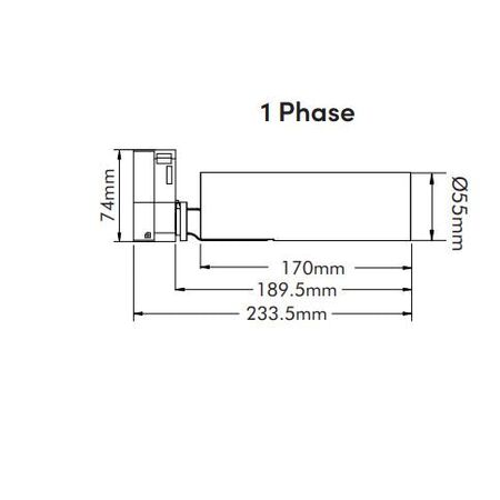 15W TRACK LT 5 CCT CHANGEABLE BK