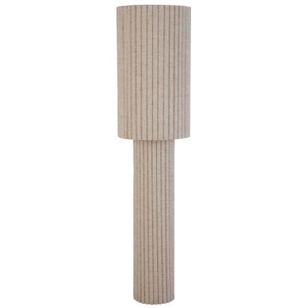 Floor Lamp 2 Light E27 Foot Switch 1400mm Beige Alcona Telbix