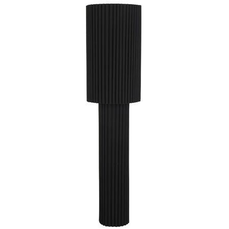Floor Lamp 2 Light E27 Foot Switch 1400mm Black Alcona Telbix