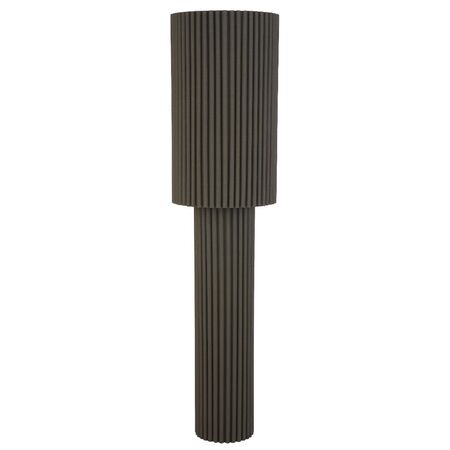 Floor Lamp 2 Light E27 Foot Switch 1400mm Beige Alcona Telbix