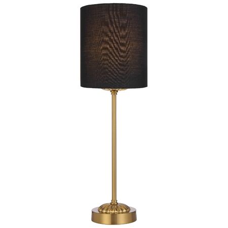 Table Lamp E27 Inline Switch Antique Gold Ivory Argos Telbix