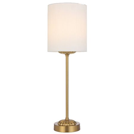 Table Lamp E27 Inline Switch Antique Gold Black Argos Telbix