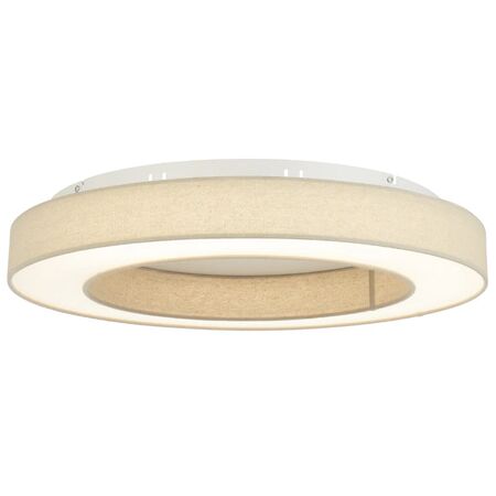 Oyster Light LED 56W Tri-Colour Dimmable 700mm Grey Astana Telbix