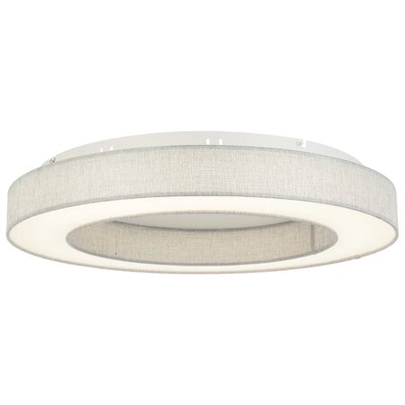 Oyster Light LED 56W Tri-Colour Dimmable 700mm Beige Astana Telbix