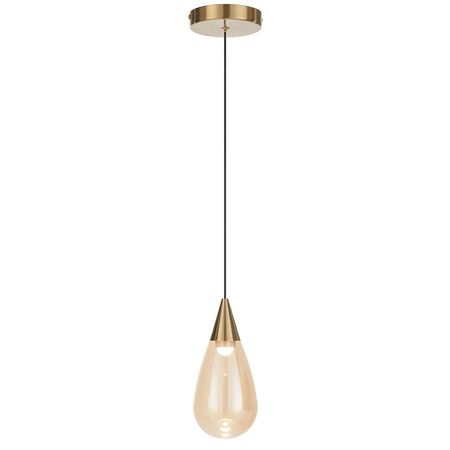 Pendant Light LED 4W 3000K 100mm Antique Gold Champagne Atico Telbix