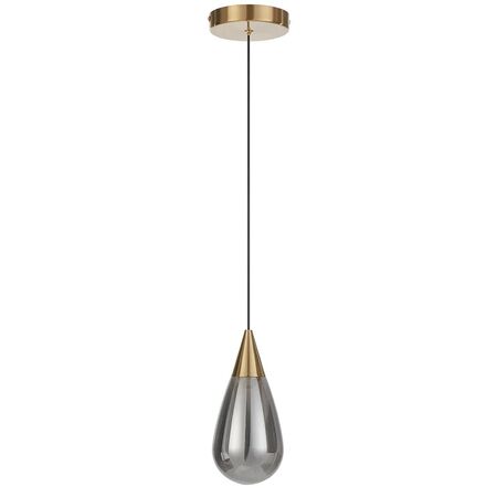 Pendant Light LED 4W 3000K 100mm Antique Gold Champagne Atico Telbix