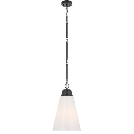 Pendant Light E27 288mm Antique Gold Opal Brine Telbix