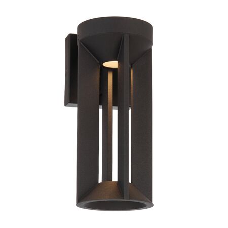 Outdoor Wall Light LED 16W 3000K IP44 Black Sand Brixon Telbix