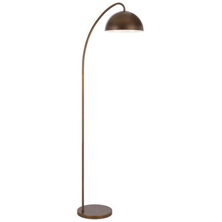 Floor Lamp E27 Foot Switch 1650mm Matt Black Charm Telbix