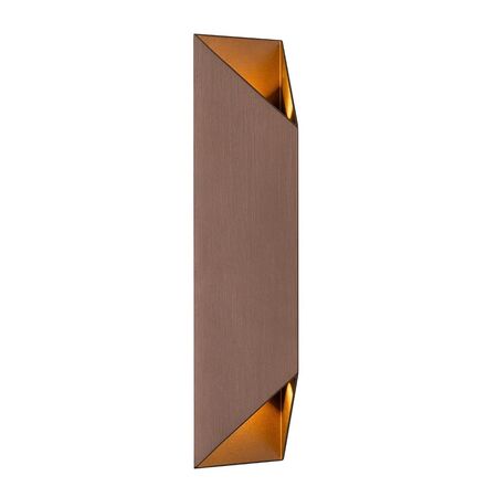 Wall Light LED 6W 3000K IP44 Matt Gold Chaska Telbix