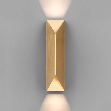 Wall Light LED 6W 3000K IP44 Matt Gold Chaska Telbix