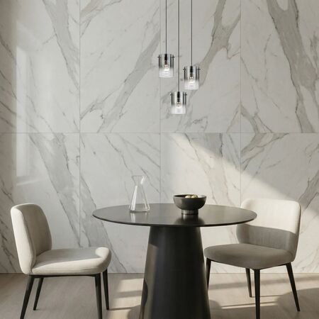 Pendant Light 3 Light LED 12W 4000K Black Smoke Crevil Telbix