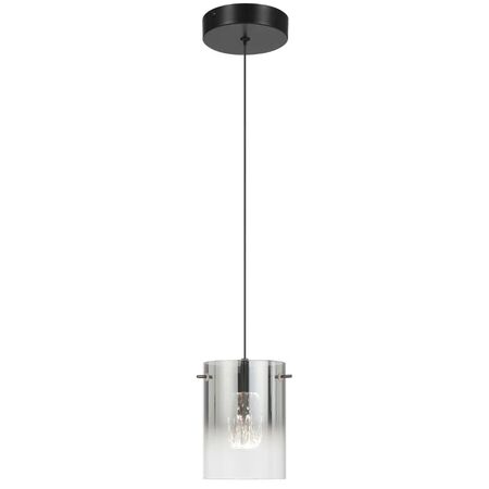 Pendant Light LED 4W 4000K 110mm Black Smoke Crevil Telbix