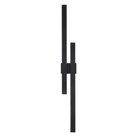 Outdoor Wall Light 2 Light LED 40W Tri-Colour Black Sand Ebiza Telbix