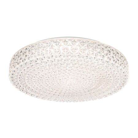 Oyster Light LED 18W 3000K 5000K 280mm White Clear Eltz Telbix