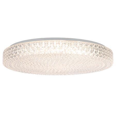 Oyster Light LED 50W 3000K 5000K Dimmable White Clear Eltz Telbix