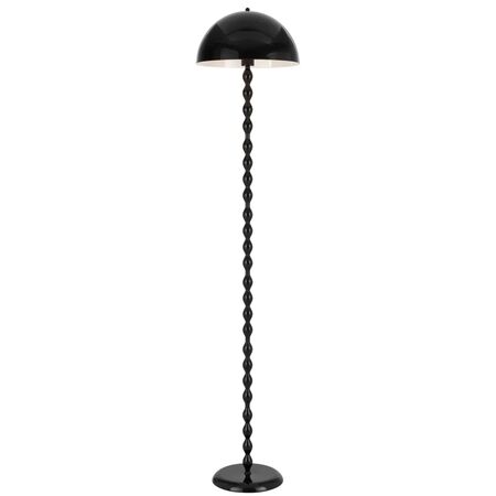Floor Lamp E27 Foot Switch 1580mm Glossy Taupe Estiq Telbix