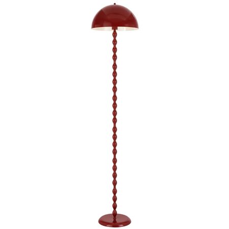 Floor Lamp E27 Foot Switch 1580mm Glossy Taupe Estiq Telbix