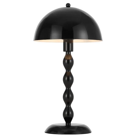 Table Lamp E14 Inline Switch Glossy Black Estiq Telbix