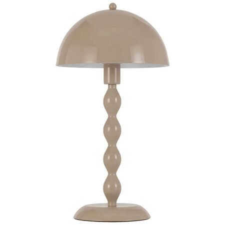 Table Lamp E14 Inline Switch Glossy Taupe Estiq Telbix
