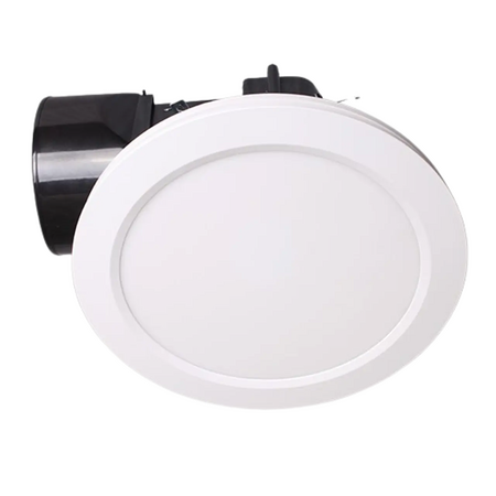 Exhaust fan round WITH light 240