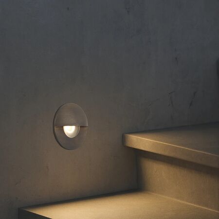 Step Light LED 1W 24V 3000K IP67 Antique Brass Halon Telbix