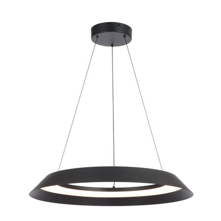 Pendant Light LED 37W 3000K Dimmable 580mm White Sand Hovin Telbix