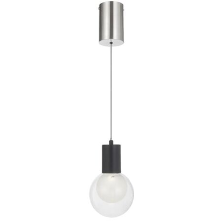 Pendant Light LED 6W 4000K Dimmable 130mm Nickel Clear Invar Telbix