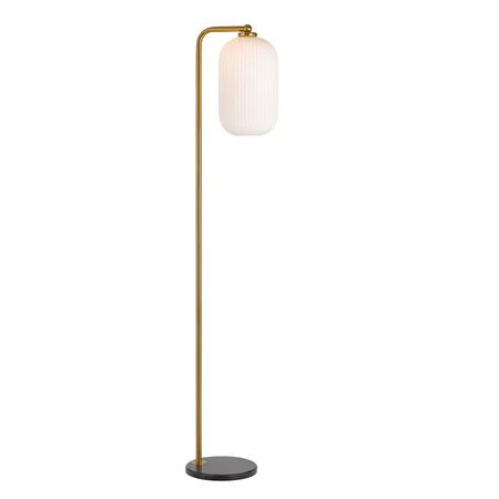 Floor Lamp Base Only E27 Foot Switch Black Marble Gold Lark Telbix