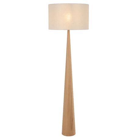 Floor Lamp Base Only Foot Switch 1150mm Oak Lovisa Telbix