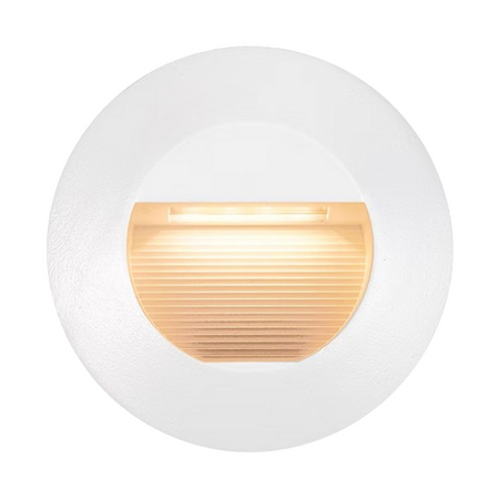 Wall light 3W ROUND TC 240V WH