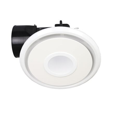 Exhaust fan round with light