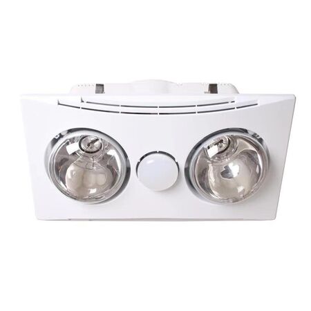 Two heat bathroom heater