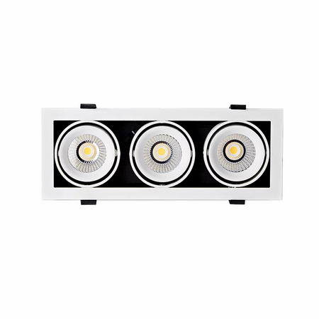 LED GRILLE LIGHT 3 HEADS 3X10W TC