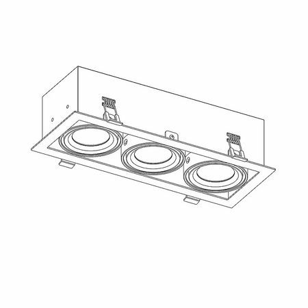 LED GRILLE LIGHT 3 HEADS 3X10W TC