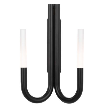 Wall Light LED 6W 3000K 420mm Black Joshua Telbix
