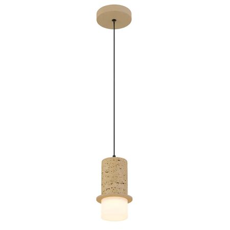 Pendant Light LED 6W 2700K 4000K 110mm Travertino Beige Kolisa Telbix