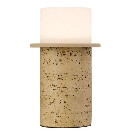 Table Lamp LED 6W 2700K Inline Switch Travertino Beige Kolisa Telbix