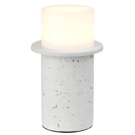 Table Lamp LED 6W 2700K Inline Switch Travertino Beige Kolisa Telbix