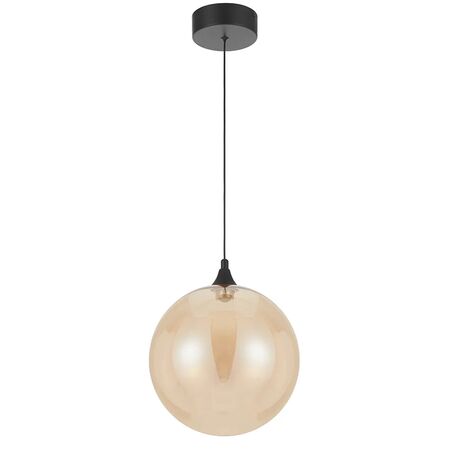 Pendant Light LED 4W 3000K 250mm Black Champagne Kupla Telbix
