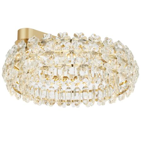 Ceiling Light LED 46W Tri-Colour Dimmable 600mm Chrome Landis Telbix