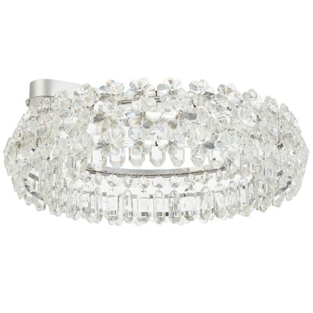 Ceiling Light LED 36W Tri-Colour Dimmable 500mm Chrome Landis Telbix
