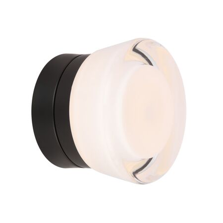 Wall Light LED 6W 3000K IP44 Black Lomira Telbix